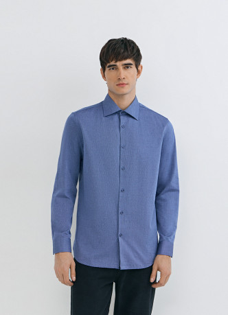 Рубашка из структурной ткани