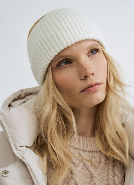 

Вязаная повязка, Бежевый