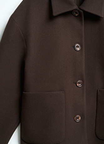 Куртка из пальтовой ткани