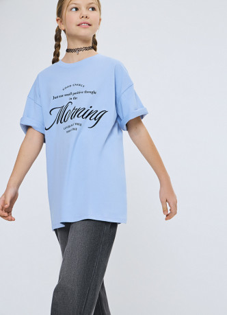 Футболка с вышивкой для девочек