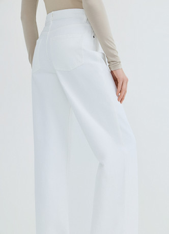 Джинсы Wide leg с высокой посадкой