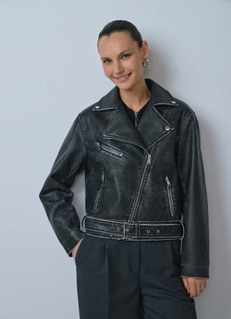 Куртка-косуха из экокожи