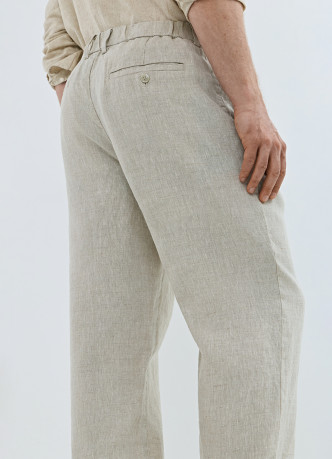 Брюки изо льна