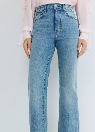 Джинсы Bootcut с высокой посадкой