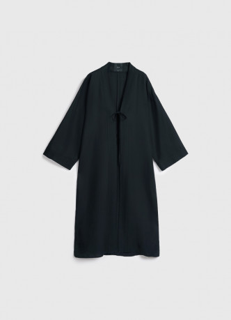 Кимоно на завязках из вискозы и льна