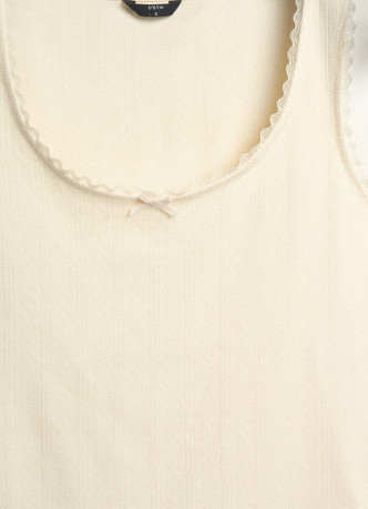 Майка пижамная из трикотажа пуантель