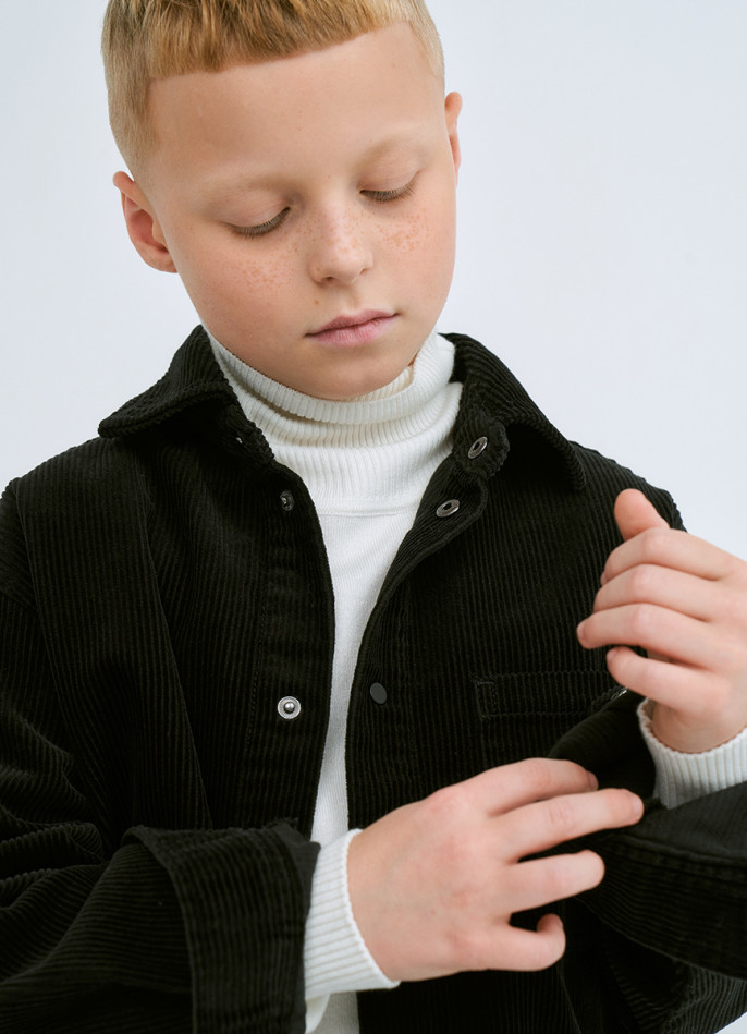 Рубашка из вельвета для мальчиков