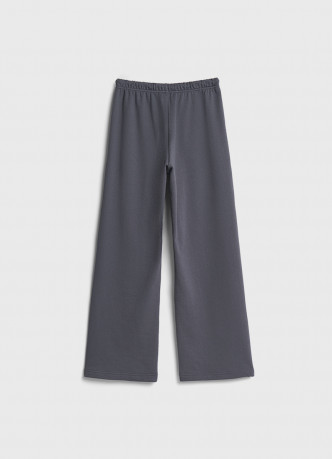 Широкие трикотажные брюки для девочек