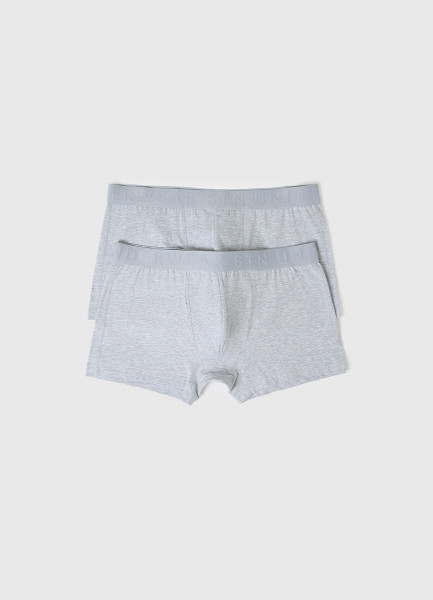 Трусы-транки с низкой посадкой, 2 шт., Серый