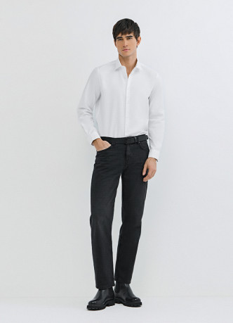 Рубашка из структурной ткани