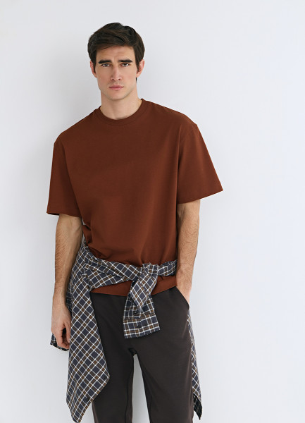 Футболка из плотного хлопка Оранжевый 1599₽