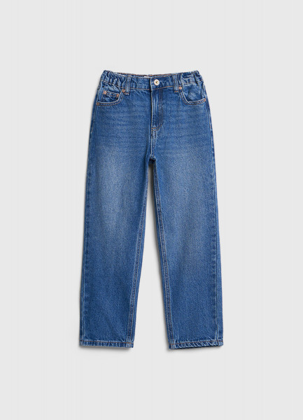 

Джинсы Mom для девочек, Синий