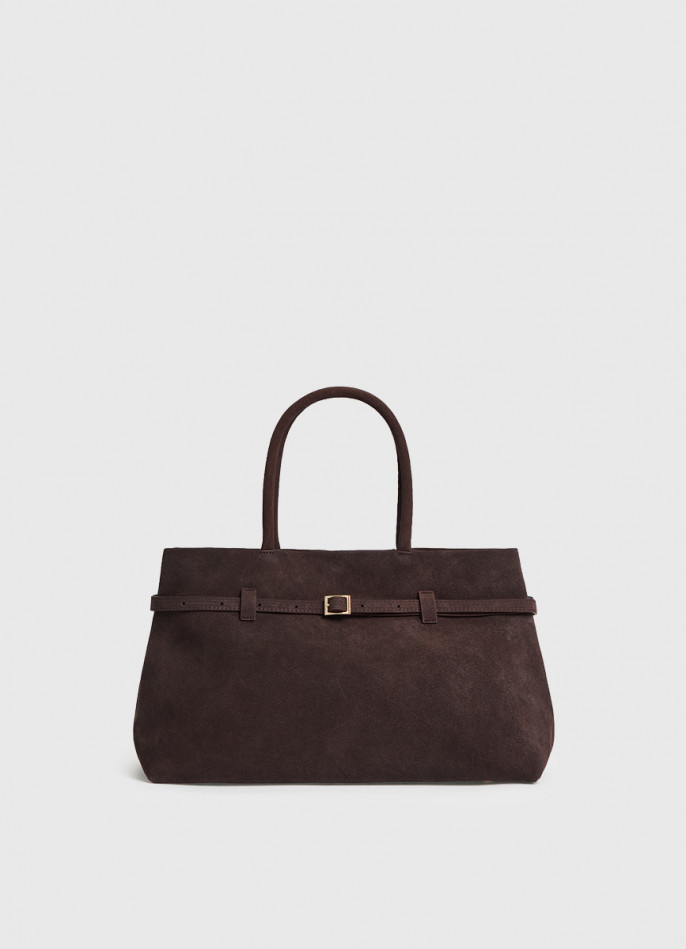 Сумка из натуральной замши