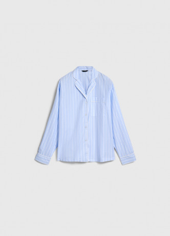 Пижамная рубашка в полоску