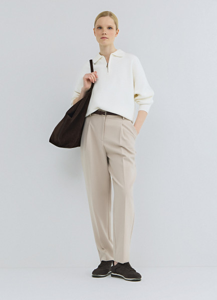 Брюки с ремнём Бежевый 3599₽