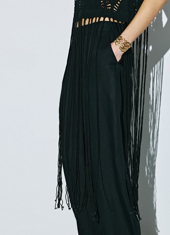 Топ кроше с бахрмой