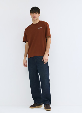 Футболка из хлопка с принтом