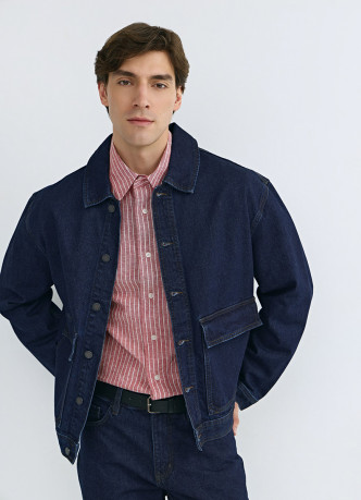 Джинсовая куртка-рубашка