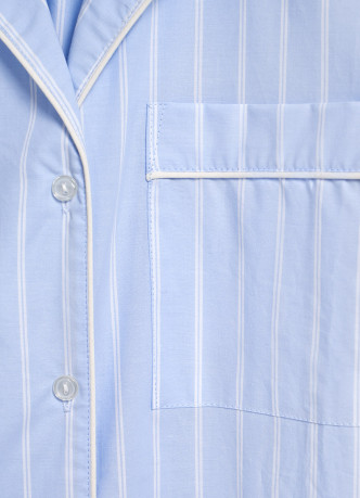 Пижамная рубашка в полоску