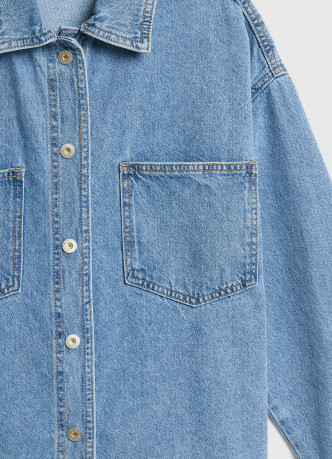 Джинсовая рубашка для девочек