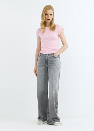 Приталенная футболка из хлопка