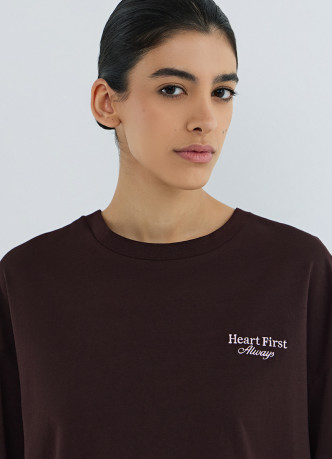 Футболка оверсайз с вышивкой