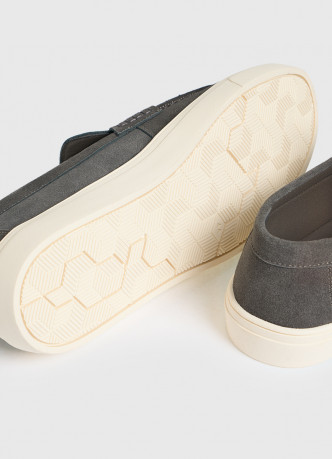 Лоферы из искусственной замши