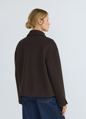 Куртка из пальтовой ткани