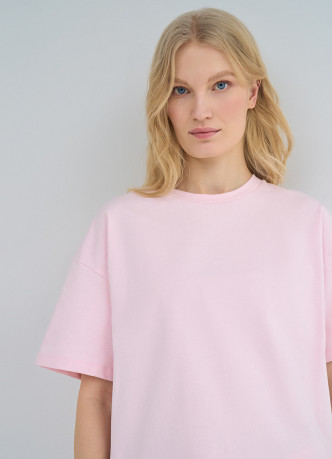 Футболка оверсайз из плотного хлопка