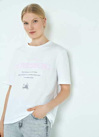 Футболка с принтом «Санкт-Петербург»