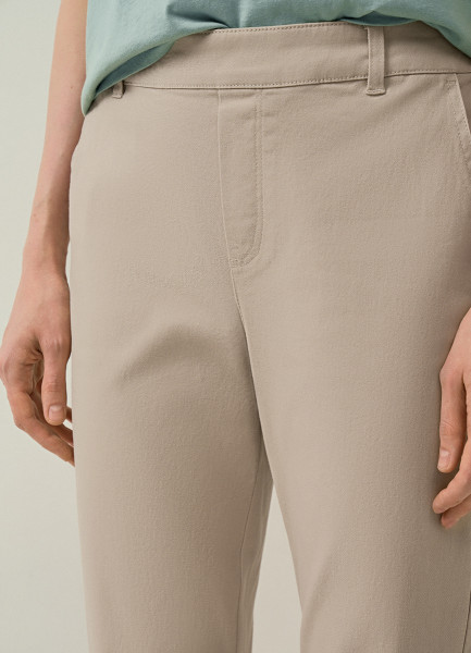 Свободные брюки с поясом на резинке, Бежевый O`Stin LP4684O02-T2, размер 44 - фото 5