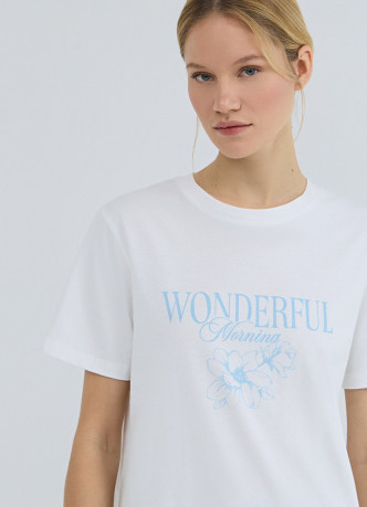 Футболка с принтом