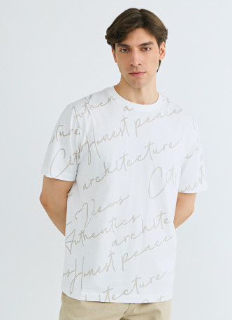 Футболка с принтом