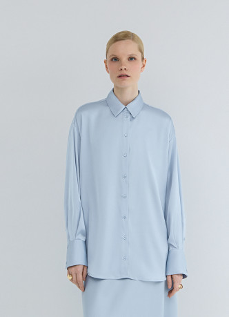 Блузка из сатина