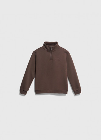 Свитшот с воротником-стойкой на молнии для мальчиков