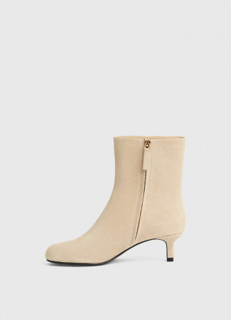 Ботильоны из натуральной замши