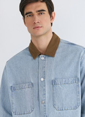 Джинсовая рубашка