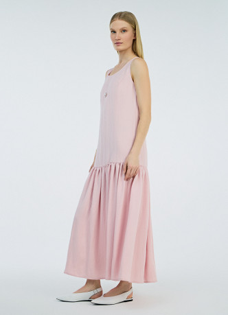 Платье А-силуэта из лиоцелла