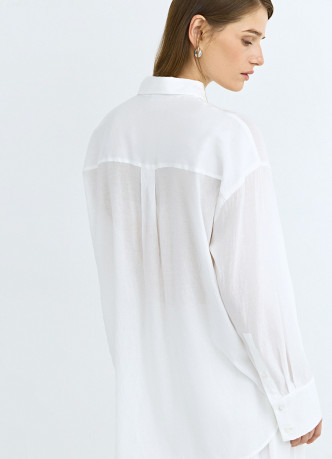 Полупрозрачная блузка