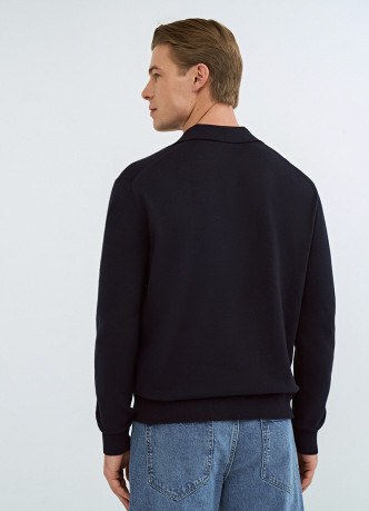 Поло с длинным рукавом