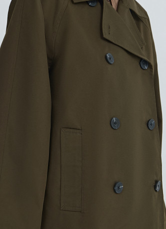 Укороченная куртка-тренч