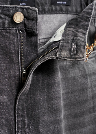 Широкие джинсы Wide leg с ремнём