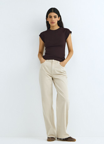 Приталенная футболка из хлопка