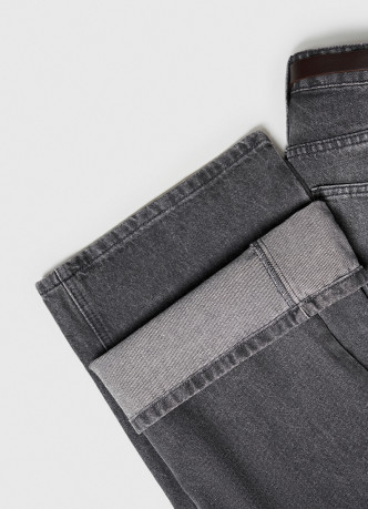 Широкие джинсы Wide leg с ремнём