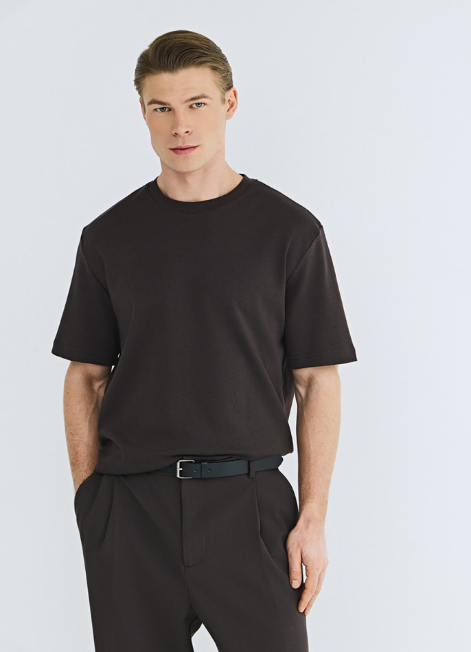 Футболка из гладкого хлопка