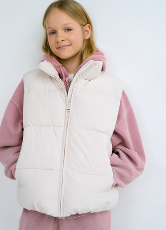 Утеплённый жилет для девочек