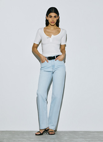 Футболка хенли из вискозы