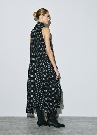 Шифоновое принтованное платье