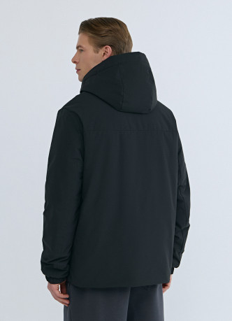 Утеплённая куртка с капюшоном