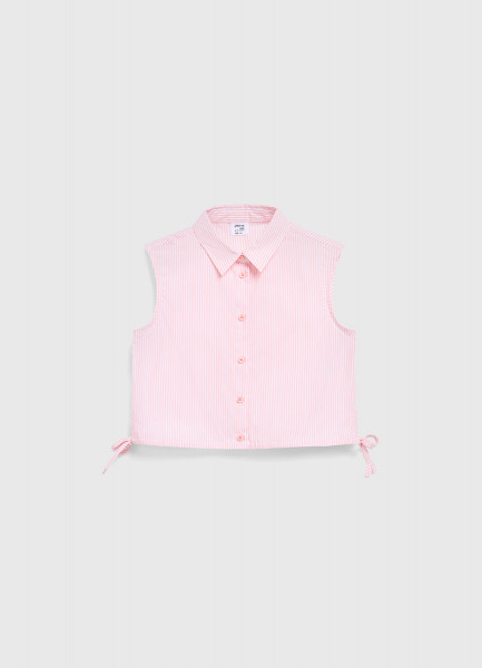 Блузка с кулиской для девочек, Розовый